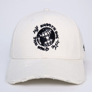 6 Panel Vintage Caps Wholesale Structured Cap Curved Baseball Hat Custom Embroidery Logo