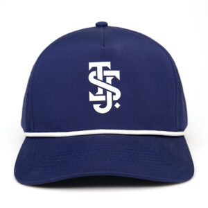 High Quality Sweatband Polyester Sports Caps Breathable Baseball Caps 5 Panel Hats With Rope