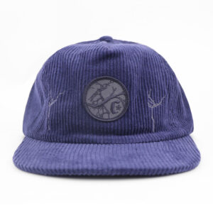 5 Panel Corduroy Embroidered Logo Baseball Cap