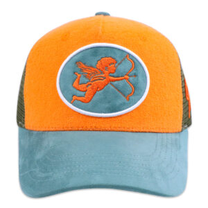 5 Panel Custom Mesh Running Hat Suede Breathable Trucker Cap