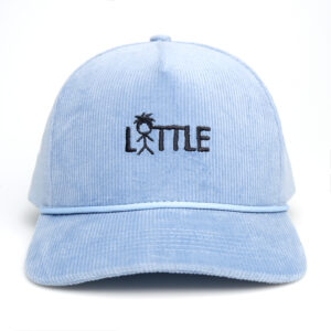 Custom Hat Embroidery Structured Corduroy Curved Baseball Caps 5 Panel Hats with Rope