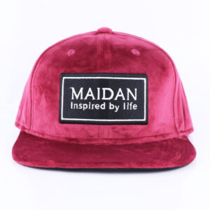 Printed Process Flat Brim Embroidered Logo Mesh Trucker Hat