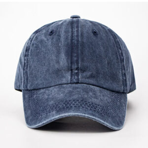 Blank 6 Panel Custom Logo With Cotton Washed Denim Dad Hat