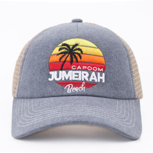 Wholesale Outdoor 5 Panel Two Tone Custom Logo Trucker Hat For Men