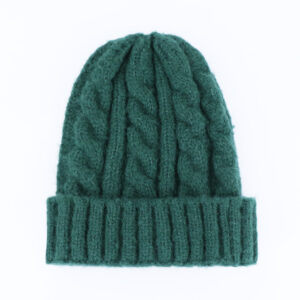 Custom Unisex Ribbed Acrylic Cuffed Plain Ribbed Chunky Beanie